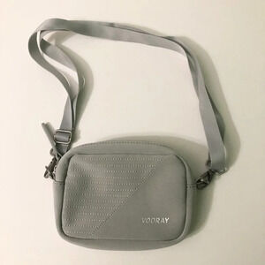 Vooray Sidekick Small  Crossbody Purse Gray Moto Bag